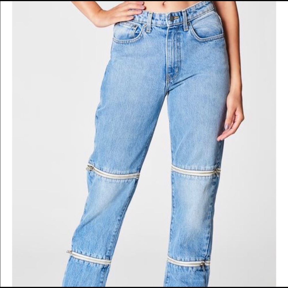 LF zipper Jeans